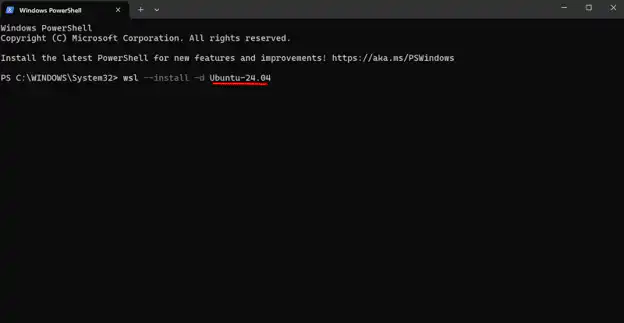 Manual Installation Method (Alternative) - Installing Windows Subsystem for Linux 2 on Windows 11