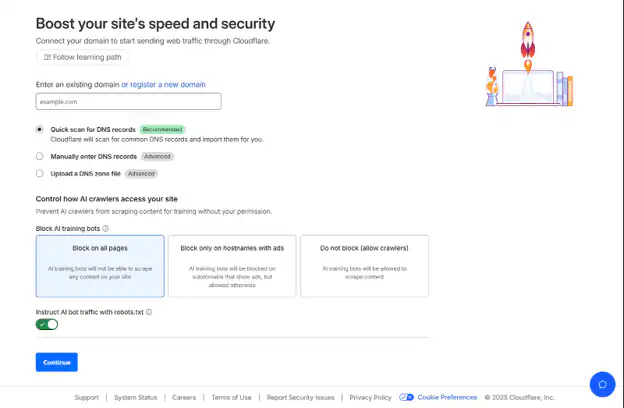 Step 2: Add Your Domain to Cloudflare - How to Set Up Cloudflare for Your Website: Step-by-Step Guide